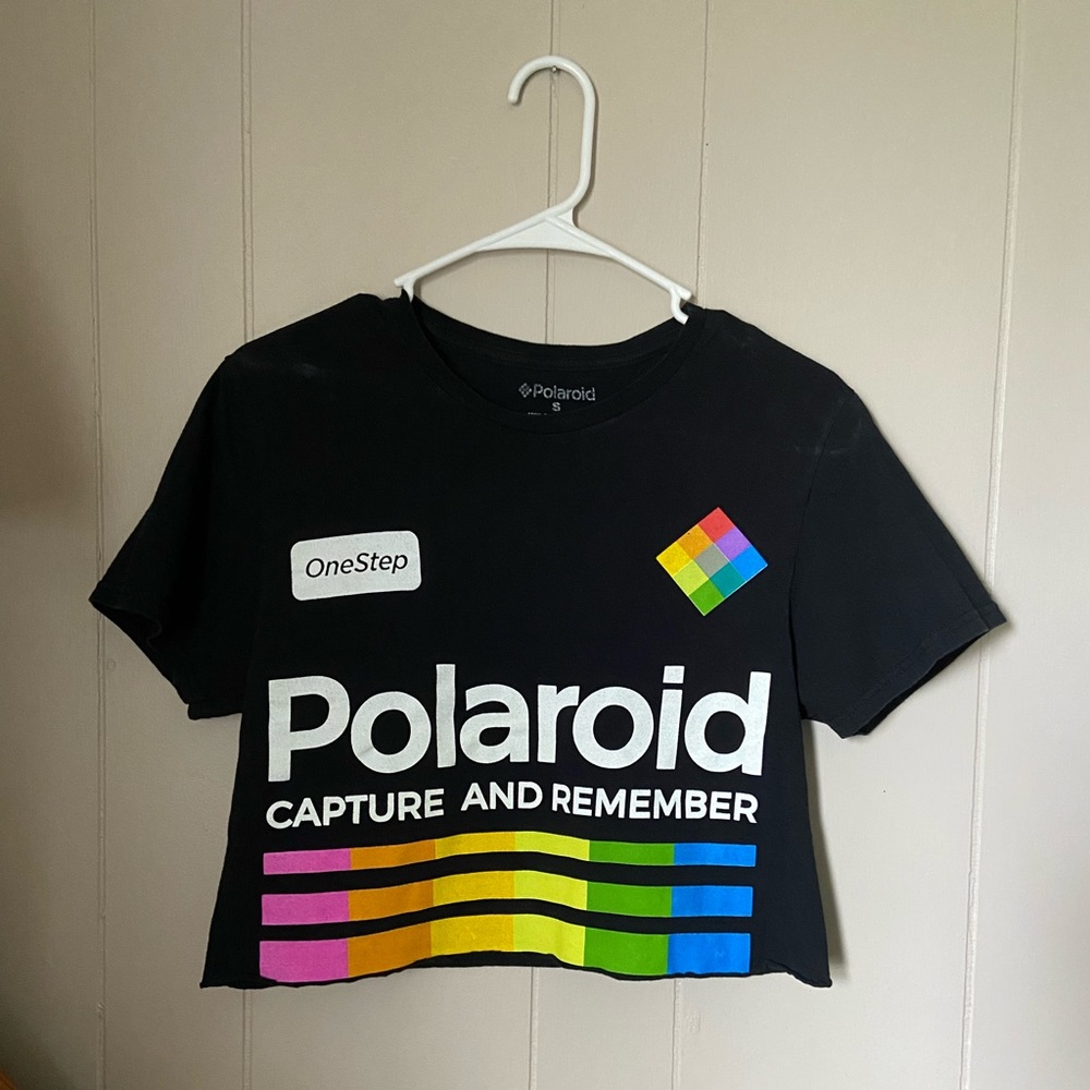 Graphic crop top